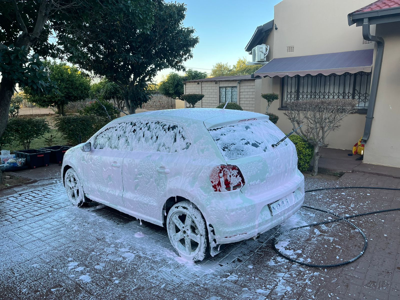 Polishing the Car Body